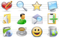 Realistic Icons Collection Screenshot